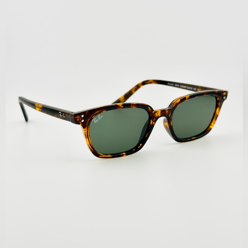 Ray-Ban Sunglasses RB4456 Zaya Bio Based Polished Havana Frame Gray Lens UNISEX! - Picture 6 of 14